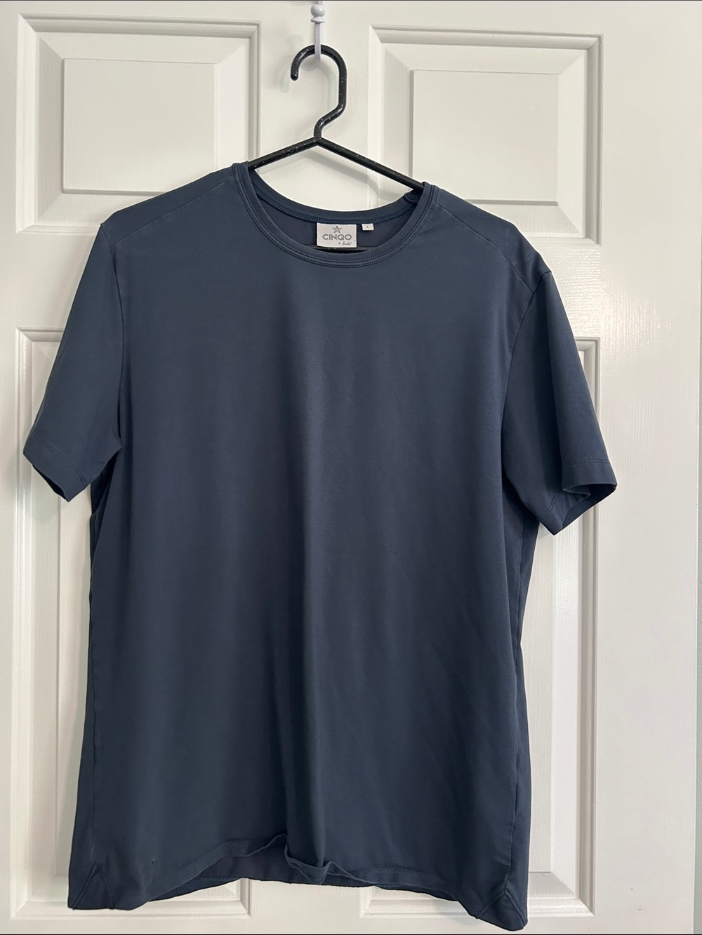 Navy Short-Sleeve Performance Tee for Men